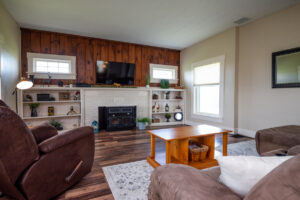 Kansas Hunting Lodge Living Room